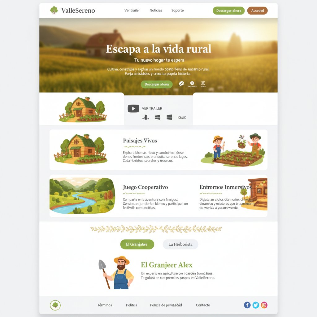 ValleSereno — vista previa del theme