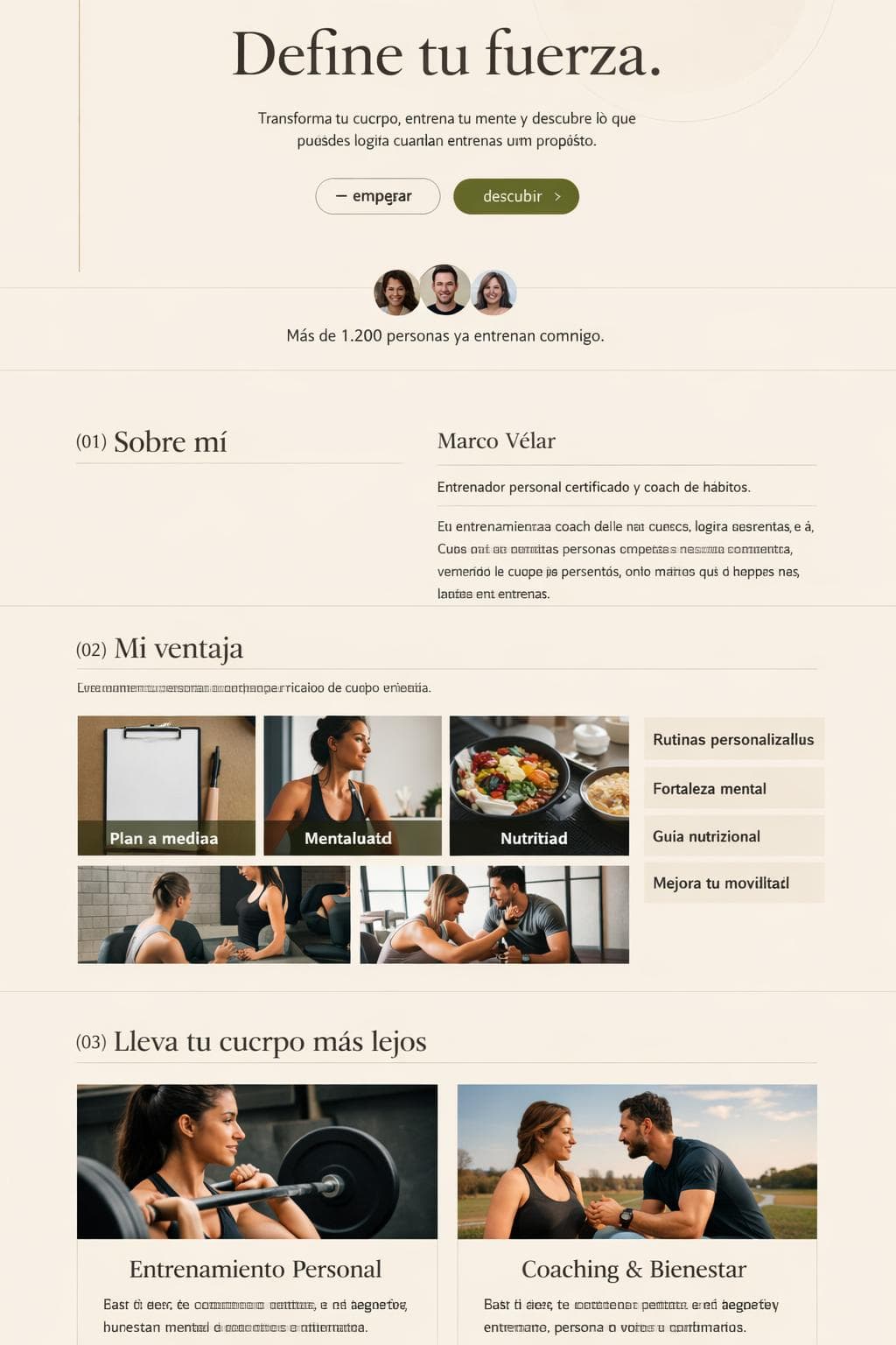 Vélar Strength — vista previa del theme