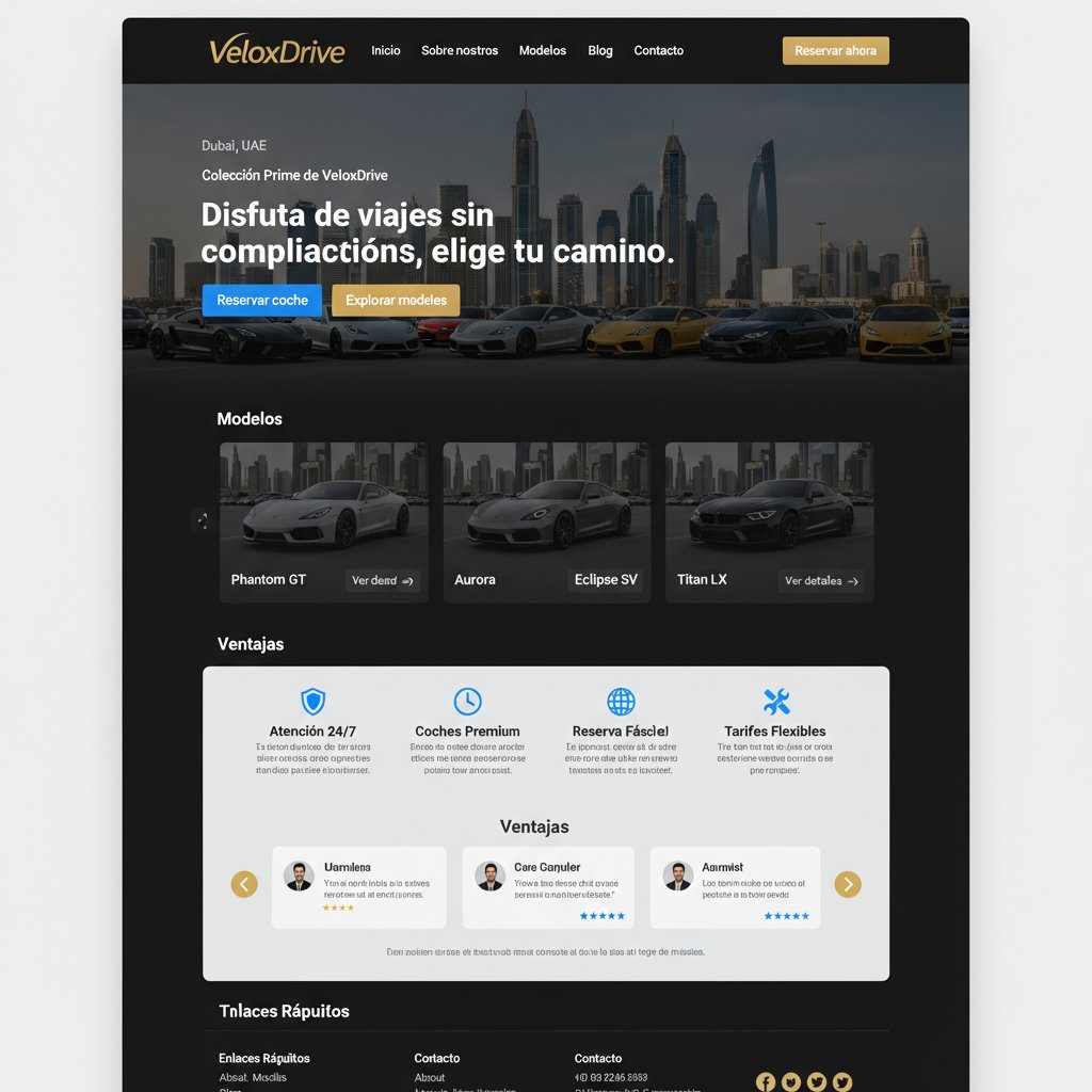 VeloxDrive &mdash; vista previa del theme