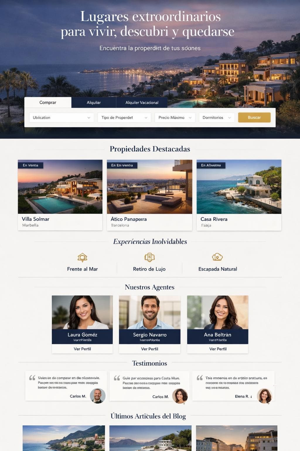 VistaN&oacute;mada Residencias &mdash; vista previa del theme