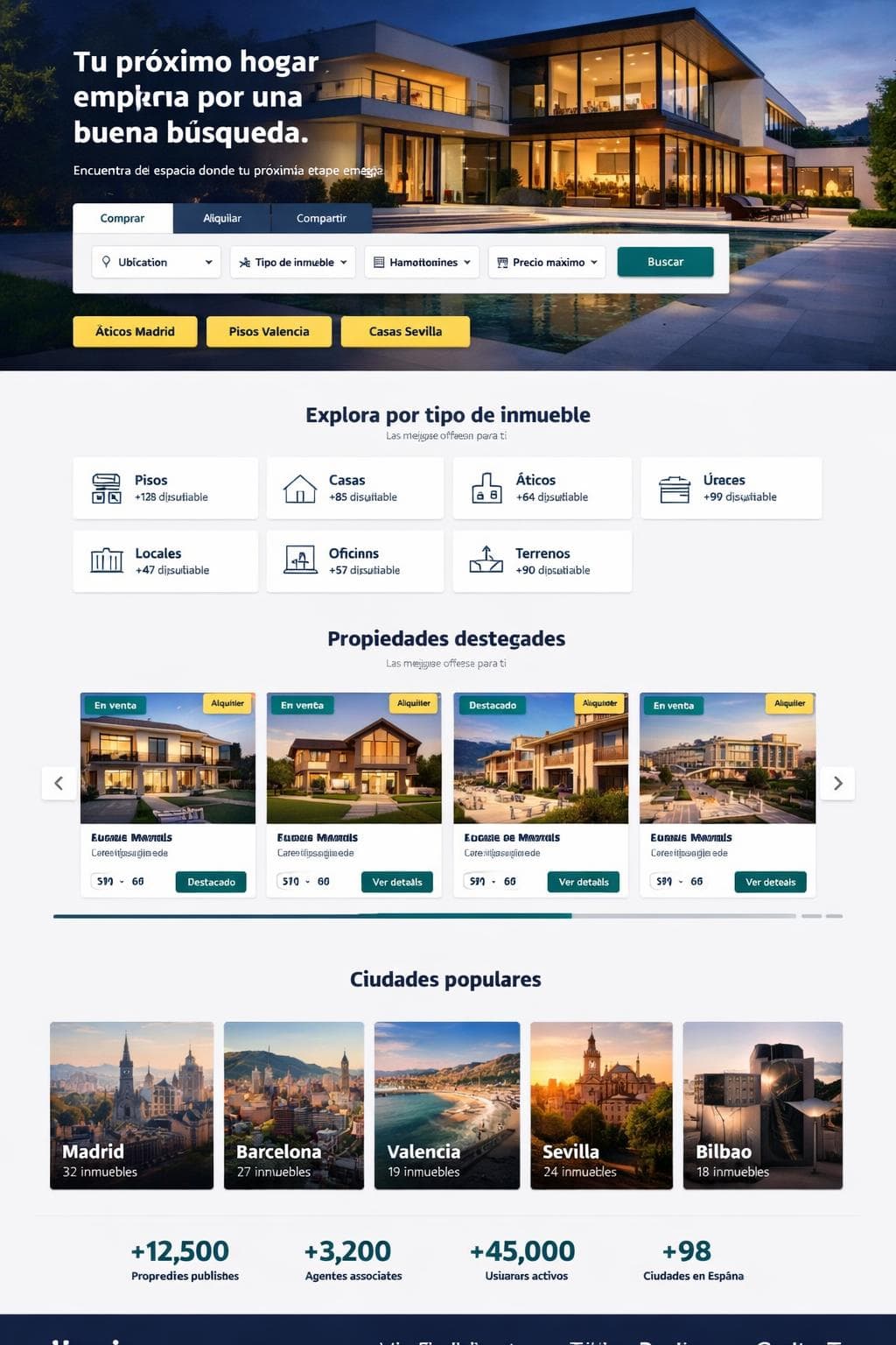 Vivendra Estates &mdash; vista previa del theme