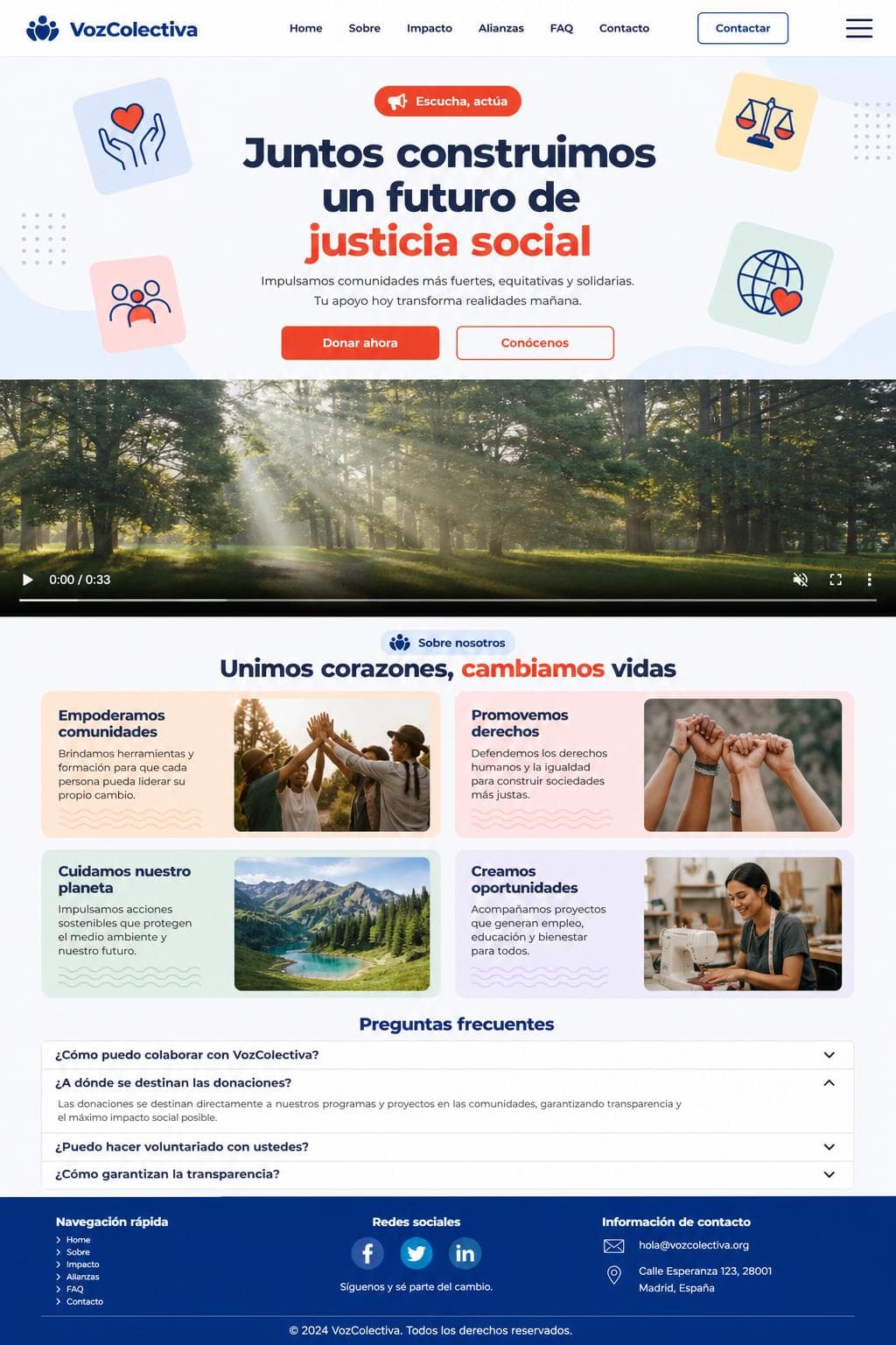 VozColectiva — vista previa del theme
